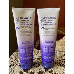 GIOVANNI 2CHIC REPAIRING Shampoo - Lot of 2 - 8.5 oz. each - NEW